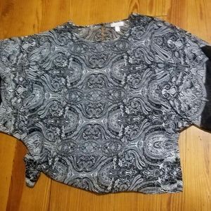 Sheer Paisley Blouse